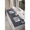 James Martin Vanities Bristol 72in Double Vanity, Bright White w/ 3 CM Charcoal Soapstone Quartz Top 157-V72-BW-3CSP - alternate 2